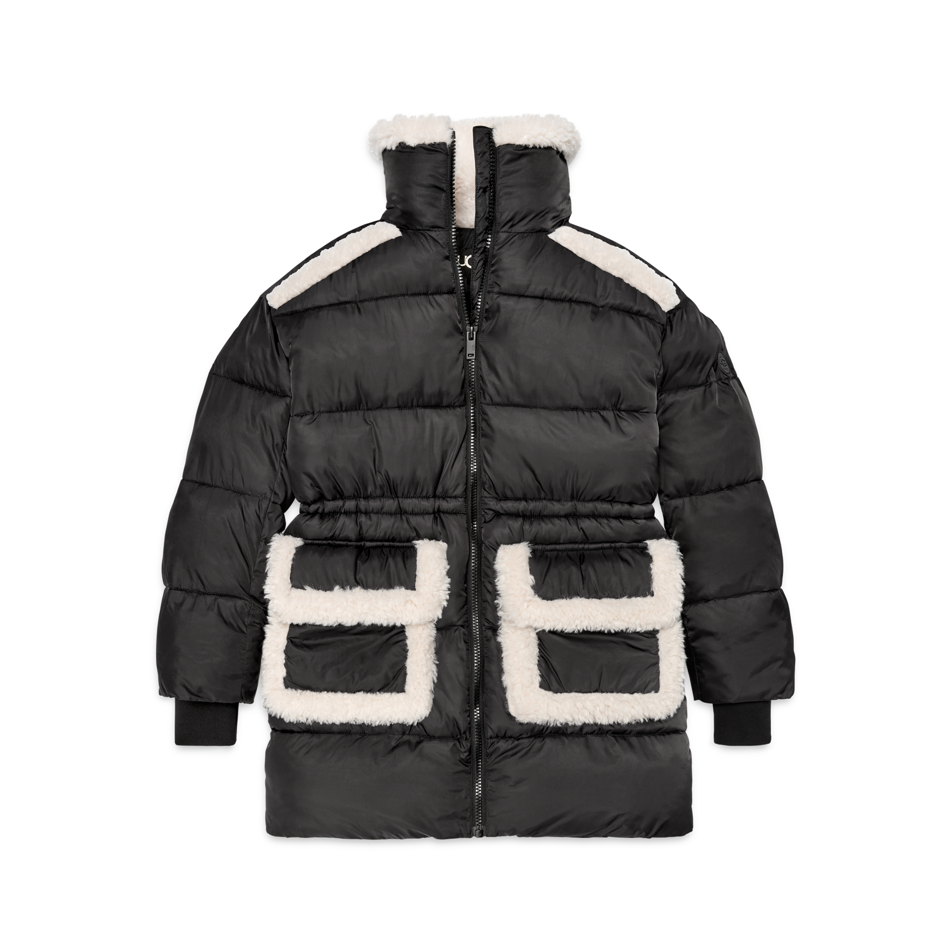 Amazon.com: UGG Women's Amal PLUSHSEAM Puffer Coat, Black